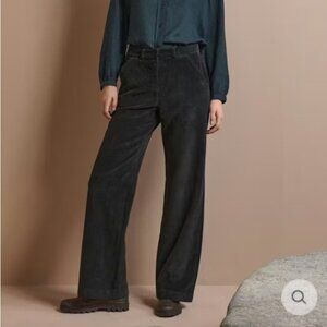 Poetry High Rise Wide Leg Cotton-Cord Trousers Size 12 NWOT